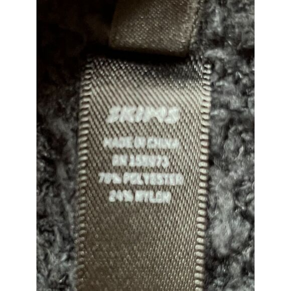 SKIMS Black Soft Teddy Lounge Shorts Women's Size Small/Medium - Picture 4 of 8